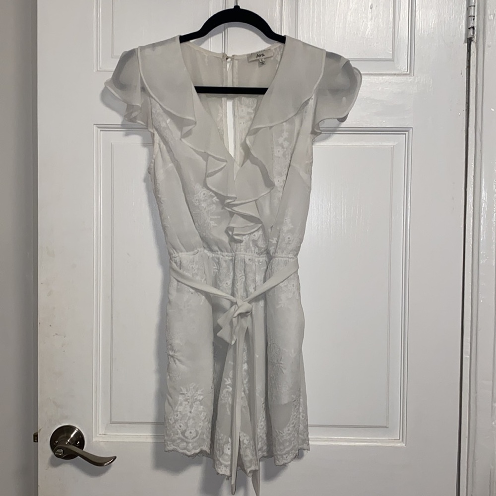 White Lace Romper